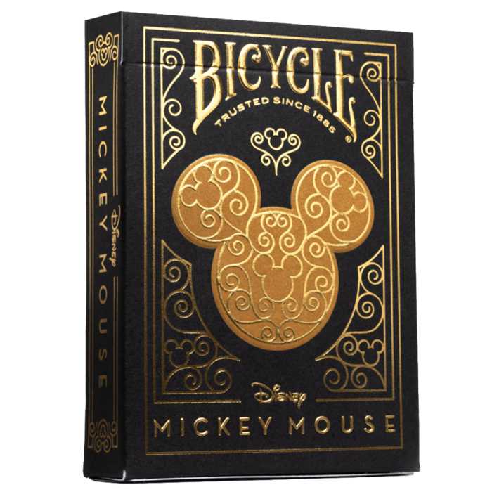 CARTES : BICYCLE - DISNEY MICKEY BLACK & GOLD