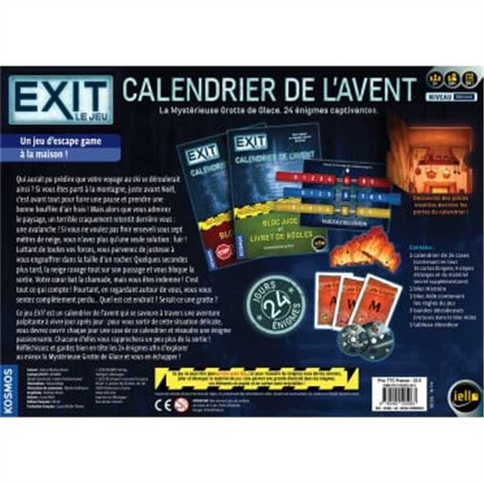 Exit: Calendrier de L'Avent: La Grotte Glacée (FR) - Jeux de