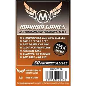 57 x 87 card sleeves Sleeve Kings Standard 110 Count, Clear 60 Micron Thickness, Medium Square Size (57 mm), Compatible with Wyrmspan & More SKU: SKS-8849 : Toys & Games 100 Micron thickness Ryker Standard American Size