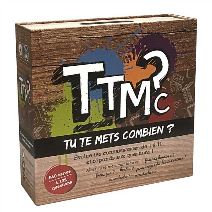 TU TE METS COMBIEN- Extension 130 Cartes / +1000 Questions TTMC